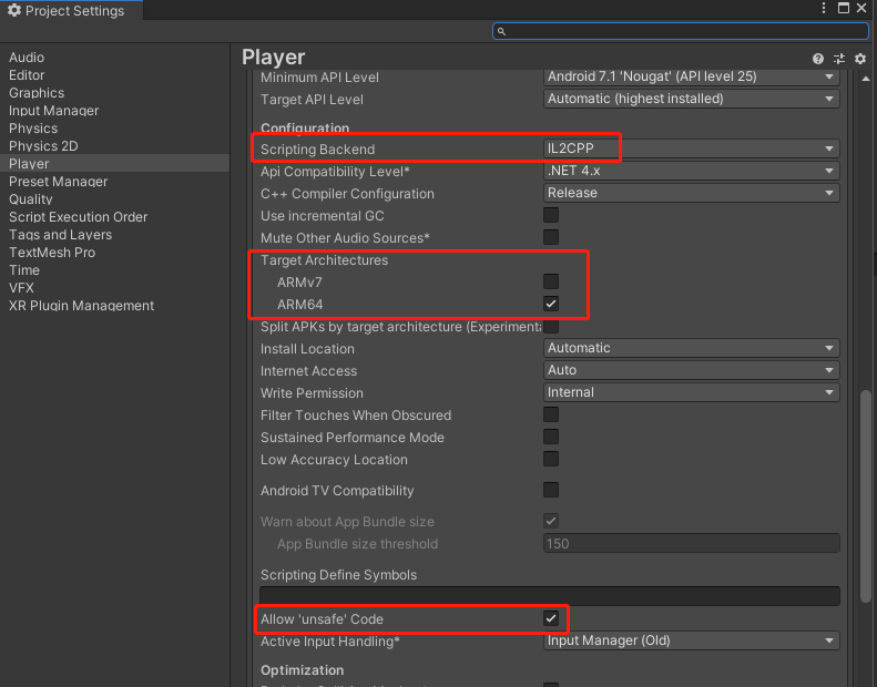 Configuration Settings